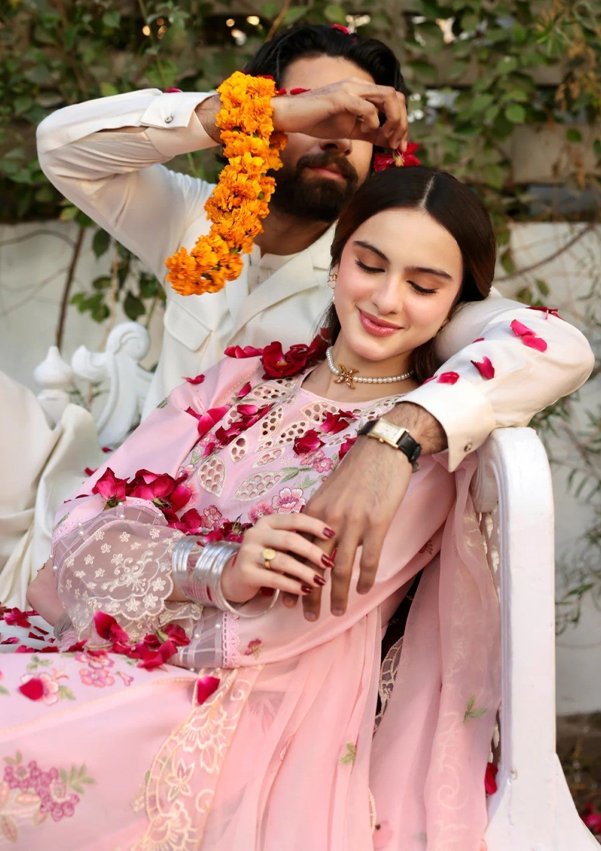 Lawn 3PC Embroidered Shirt with Organza Embroidered Dupatta – ZC1367