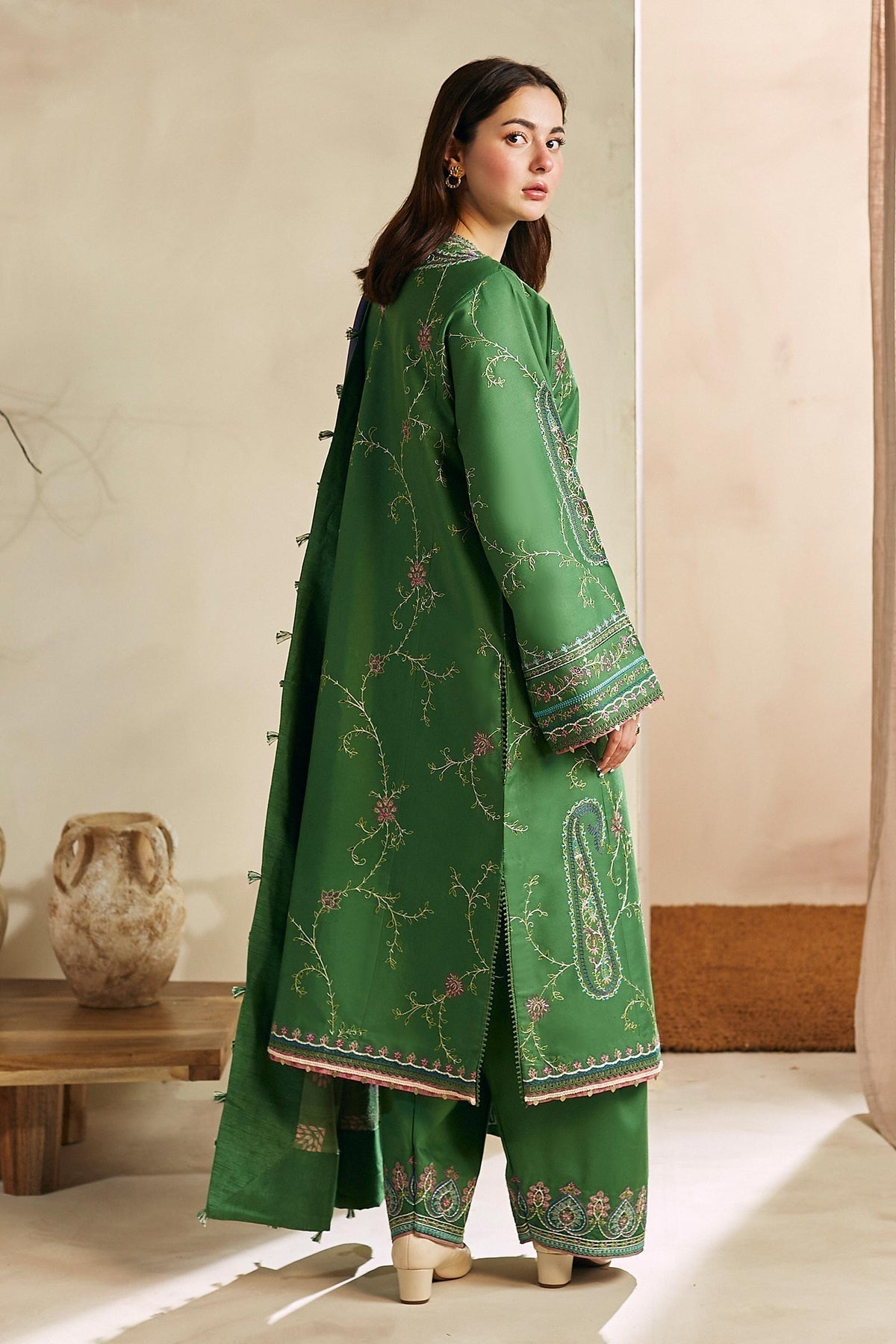 Zara Shahjahan Lawn 3PC Embroidered with Digital Printed Dupatta – ZC1141