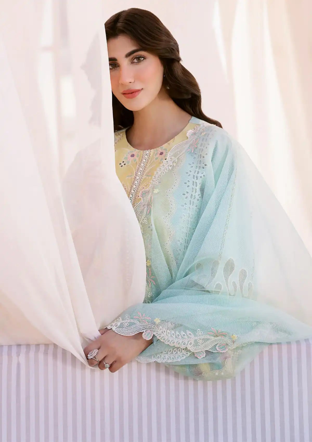 Bin Ilyas Clara Luxury Lawn 3PC - FS5560