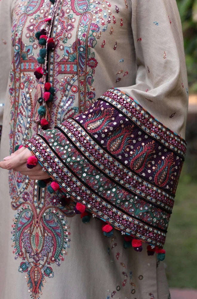 Embroidered Lawn Unstitched 3PC Set | RF1038