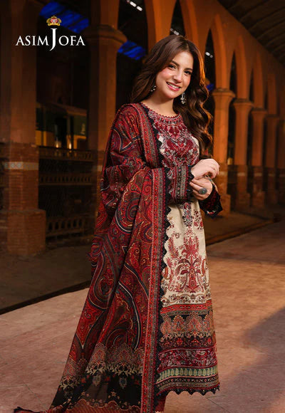 3PC LAWN PRINTED SHIRT WITH VOILE PRINTED DUAPTTA-SS4007
