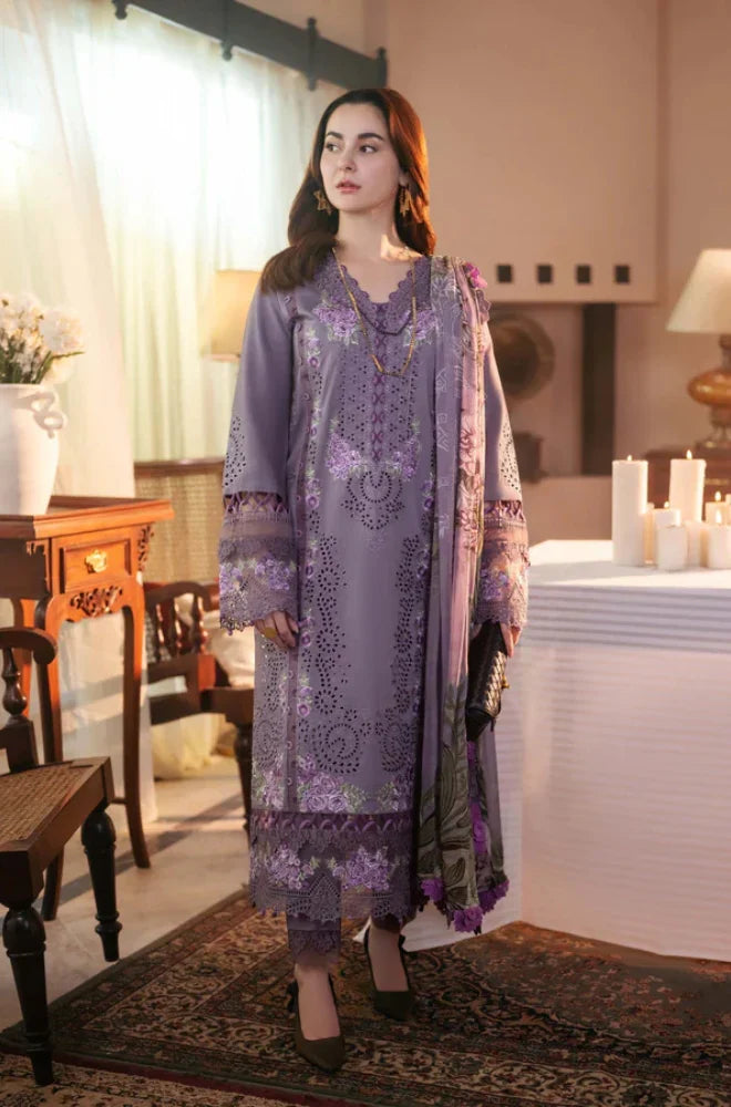 Luxury Embroidered Lawn Unstitched 3PC Set | RF1321