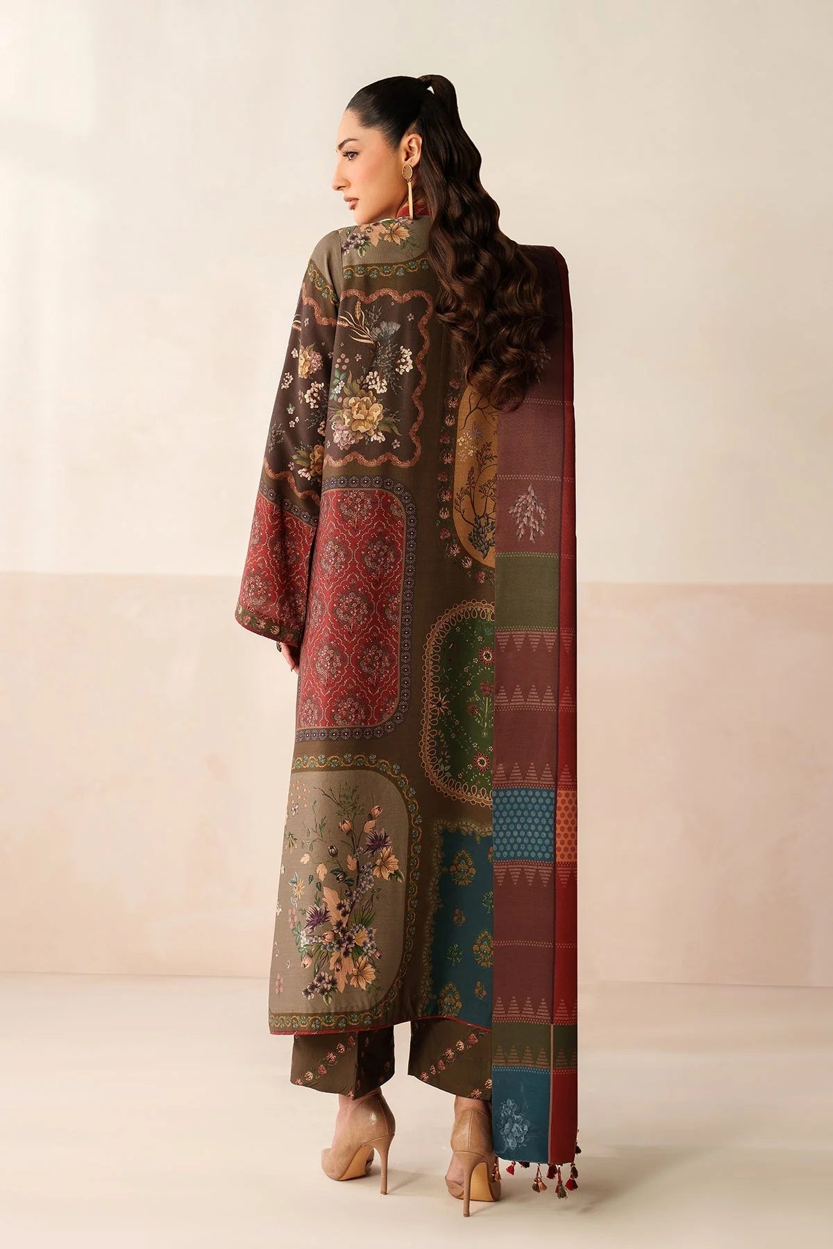 3PC LAWN PRINTED SHIRT WITH VOILE PRINTED DUAPTTA - SS4016