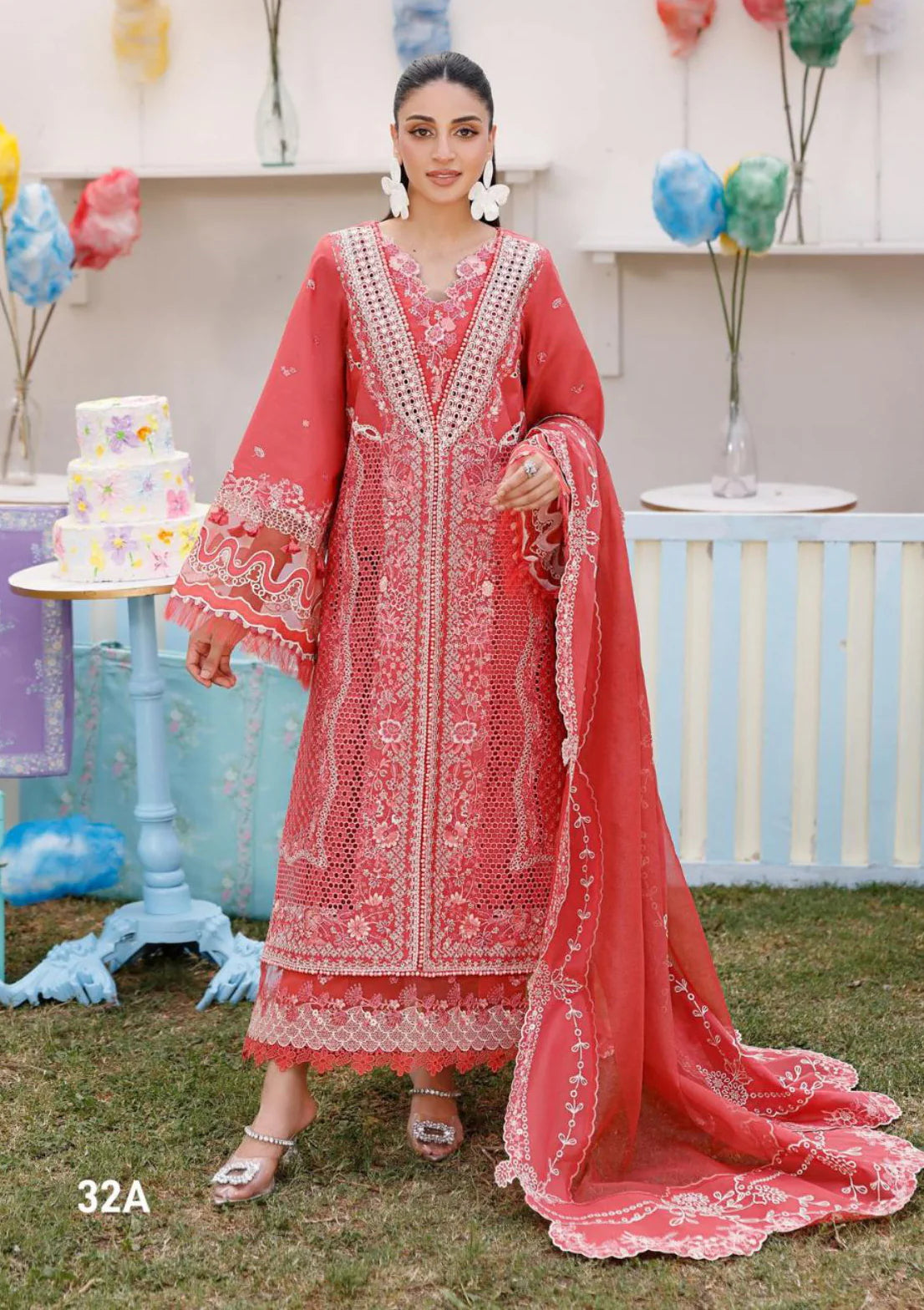 BIN ILYAS 3PC Lawn Suit - FS5558