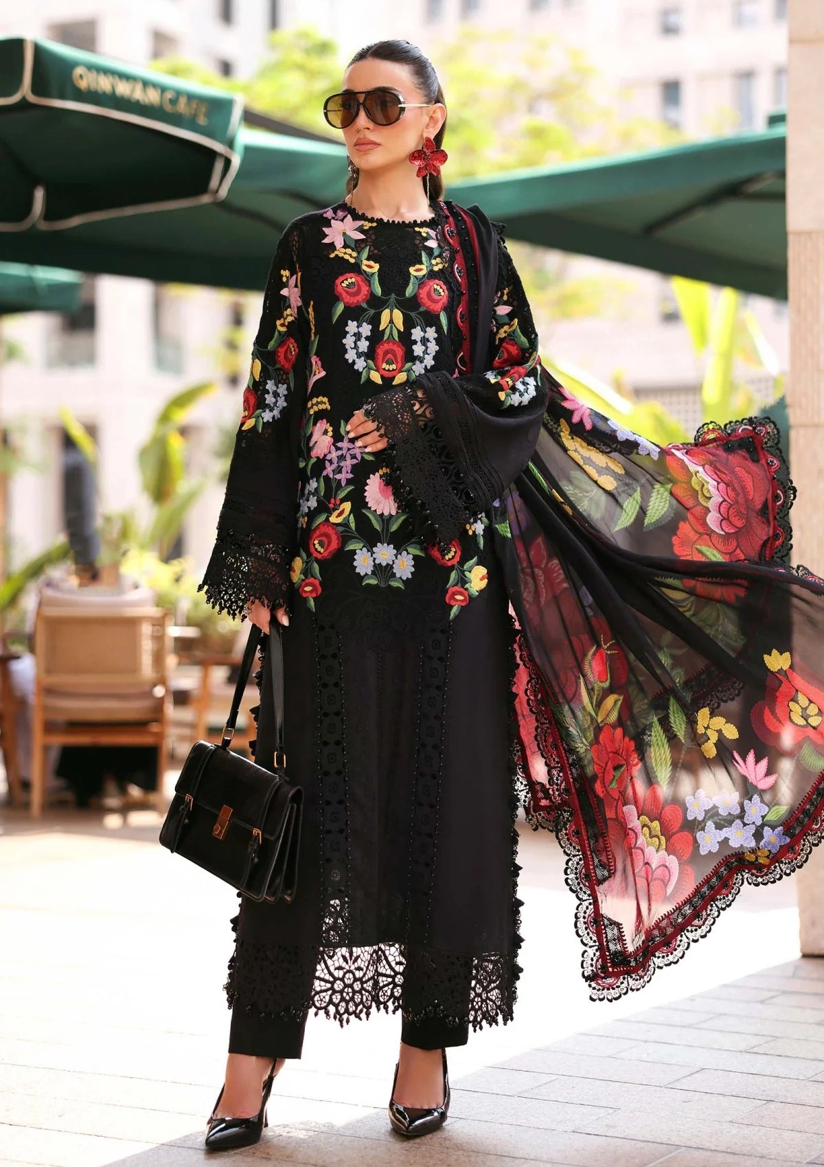 Floral Eclipse 3PC Lawn Suit - FS33000