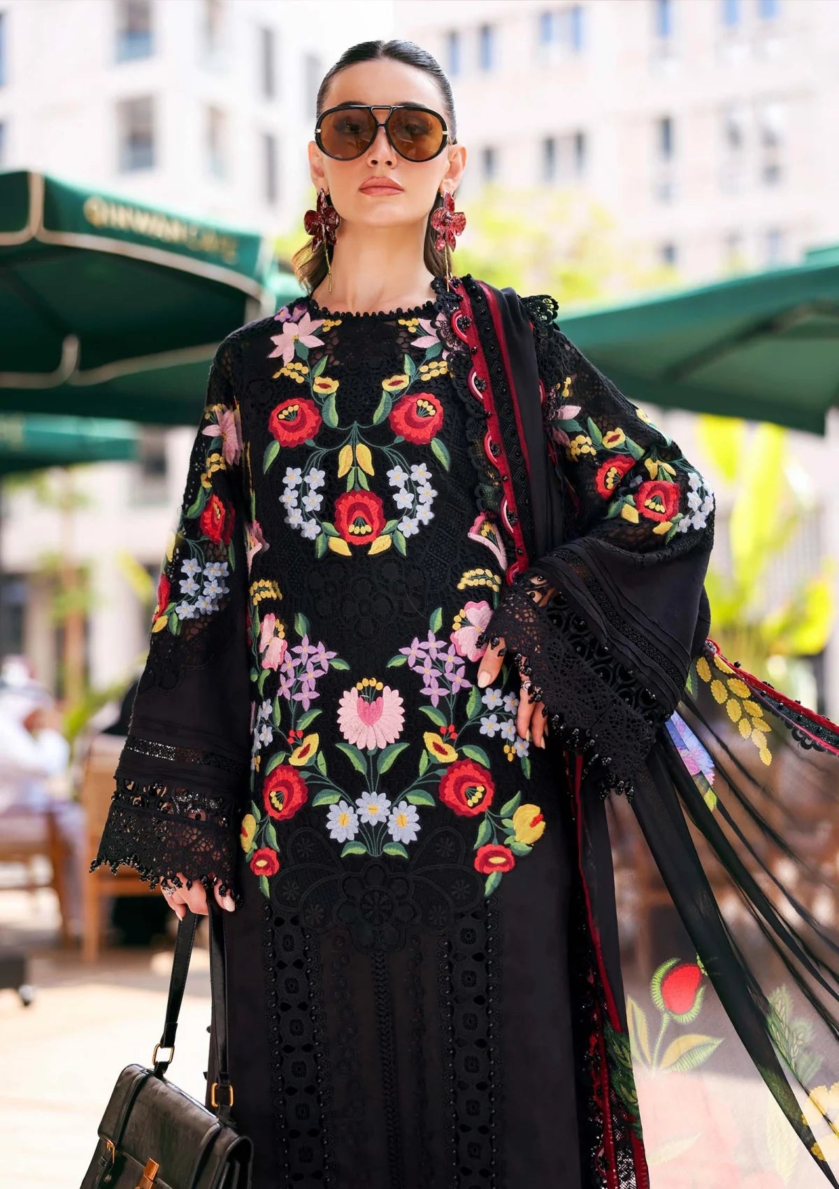 Floral Eclipse 3PC Lawn Suit - FS33000