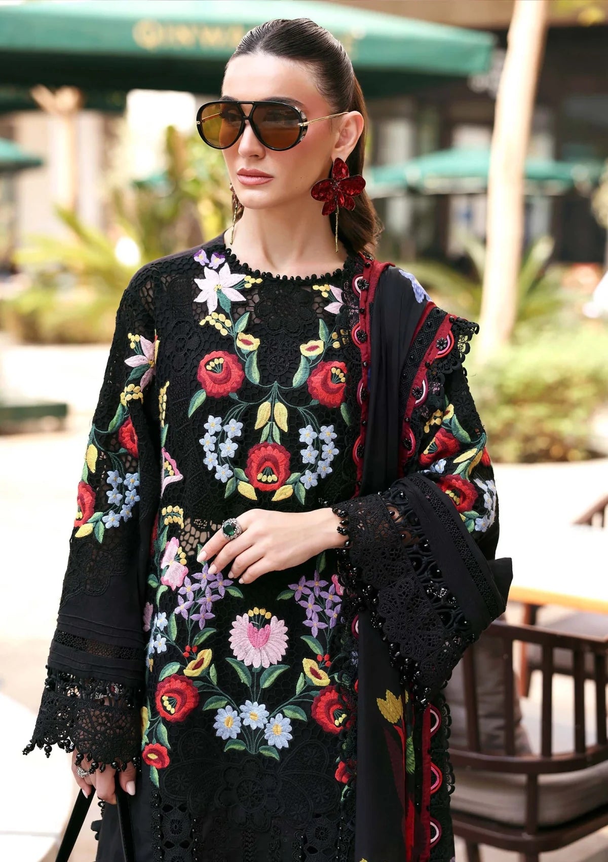 Floral Eclipse 3PC Lawn Suit - FS33000