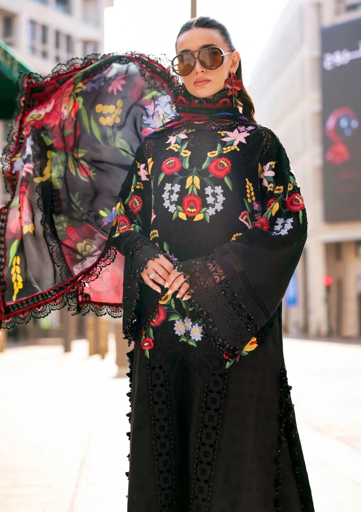 Floral Eclipse 3PC Lawn Suit - FS33000