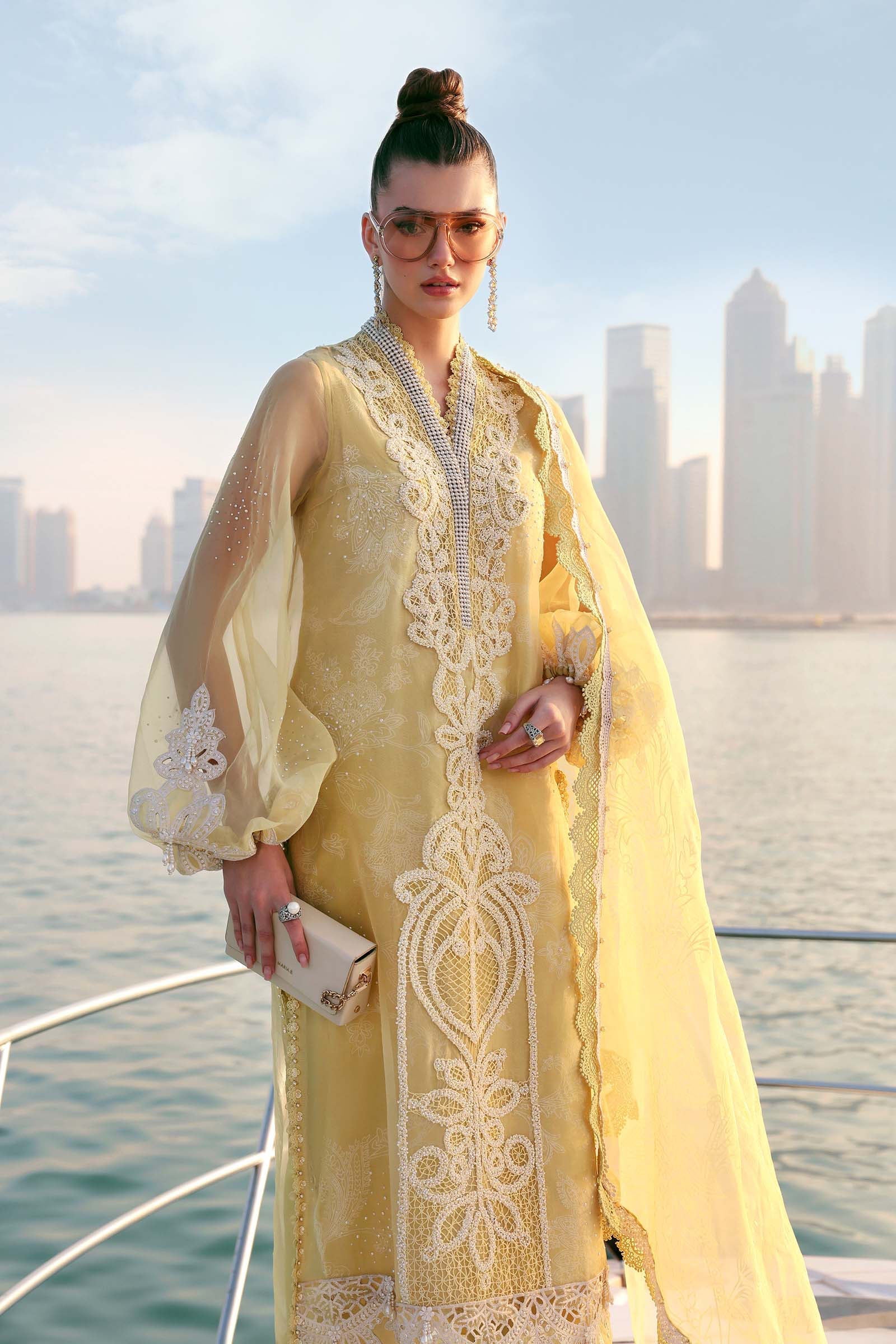 Maria.B Luxury Lawn Unstitched Embroidered 3Pc Suit FS1010