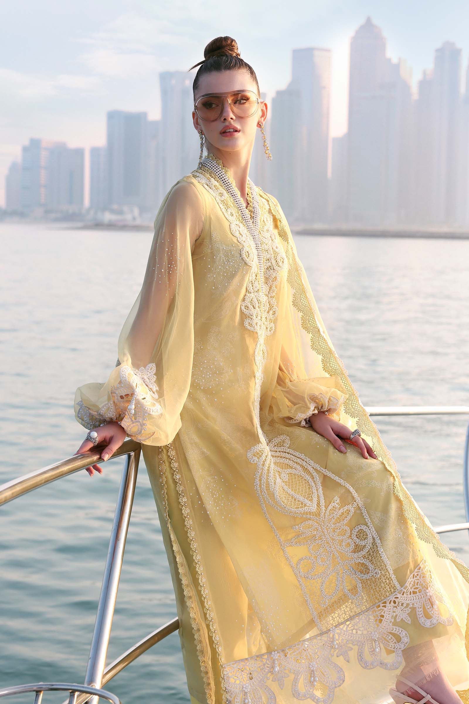 Maria.B Luxury Lawn Unstitched Embroidered 3Pc Suit FS1010