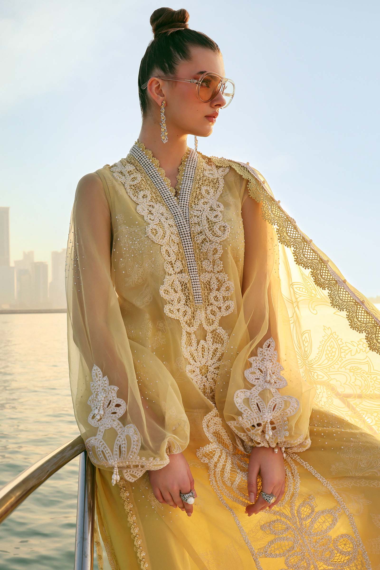 Maria.B Luxury Lawn Unstitched Embroidered 3Pc Suit FS1010