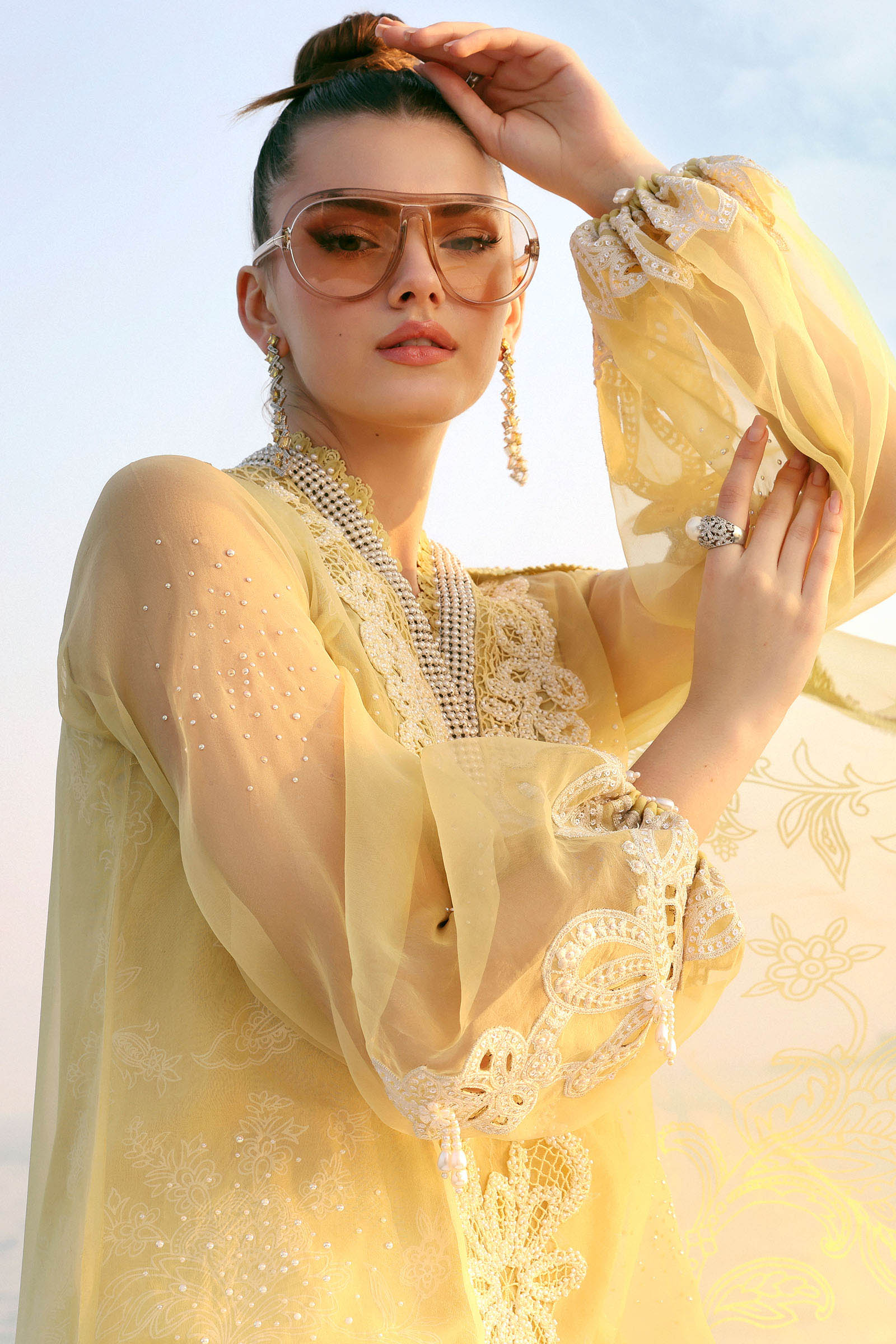 Maria.B Luxury Lawn Unstitched Embroidered 3Pc Suit FS1010
