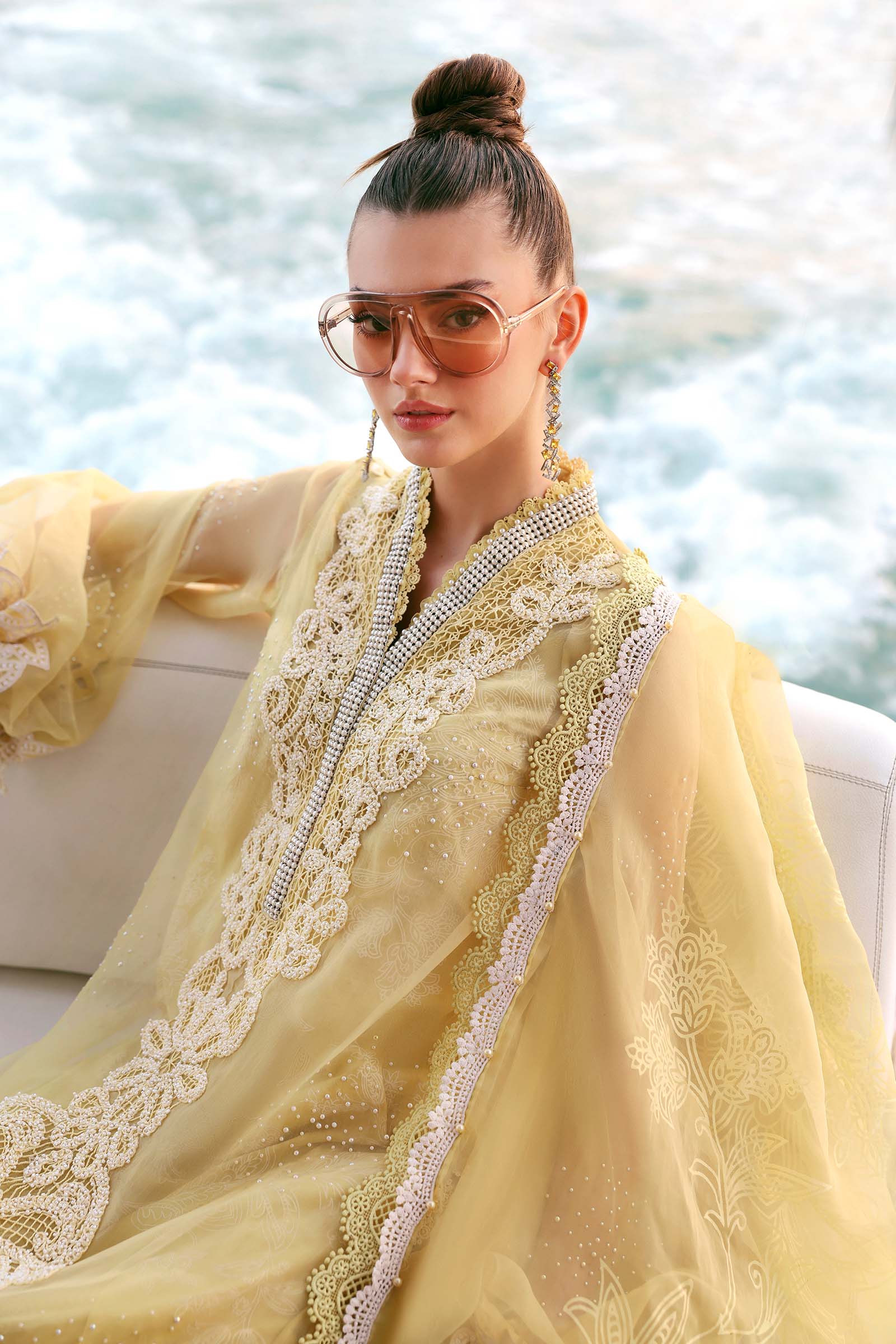 Maria.B Luxury Lawn Unstitched Embroidered 3Pc Suit FS1010