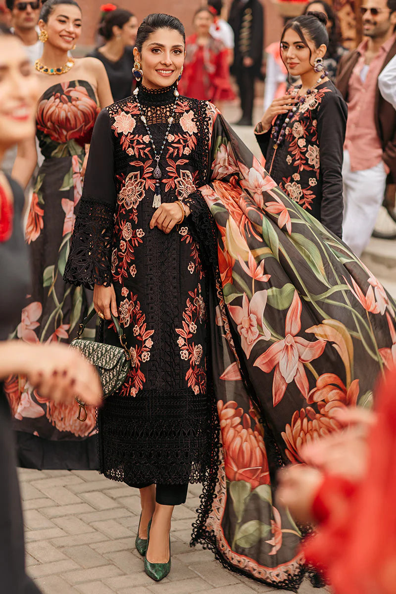 Mushq Black Chikankari 3PC FS5010