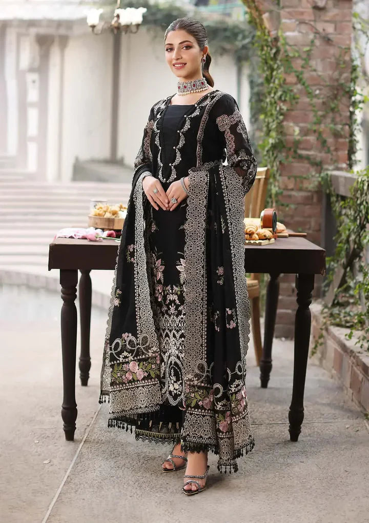 3PC Luxury Lawn Embroidered Suit -FS7004