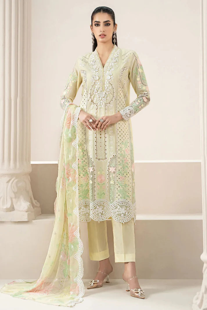 Embroidered Lawn Unstitched 3PC Set | FS3157