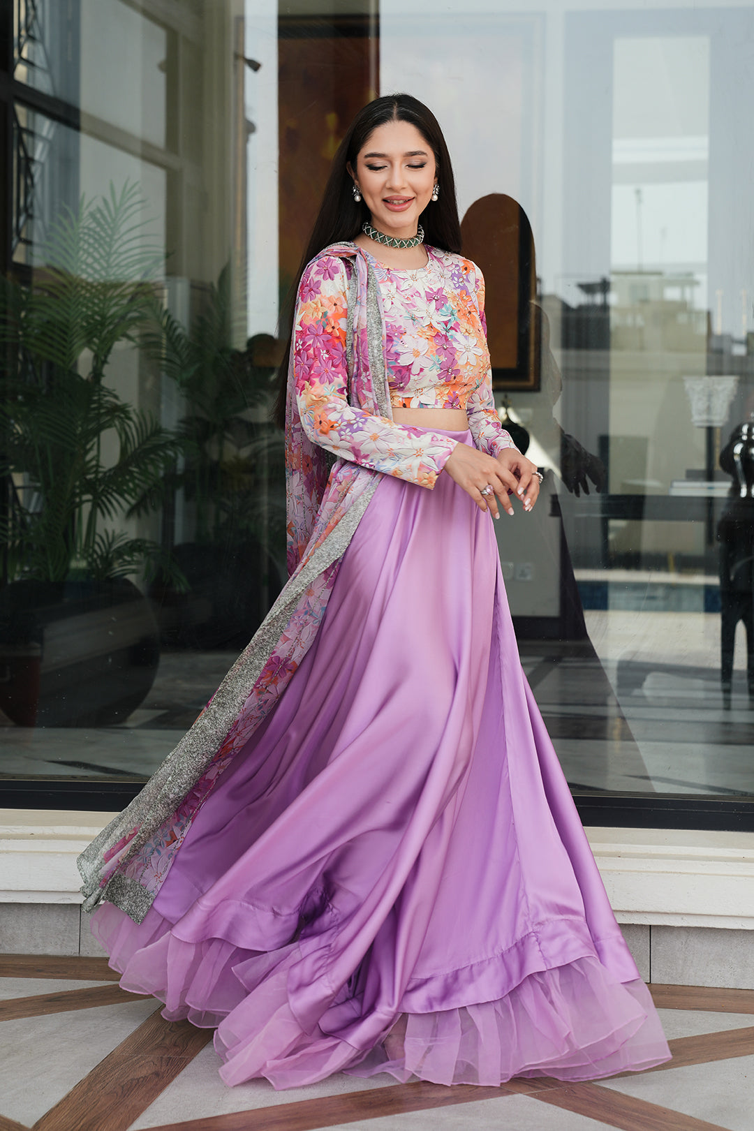 Shop LULUSAR Luxe Silk 3PC Digital Printed Dress Online – ZC872