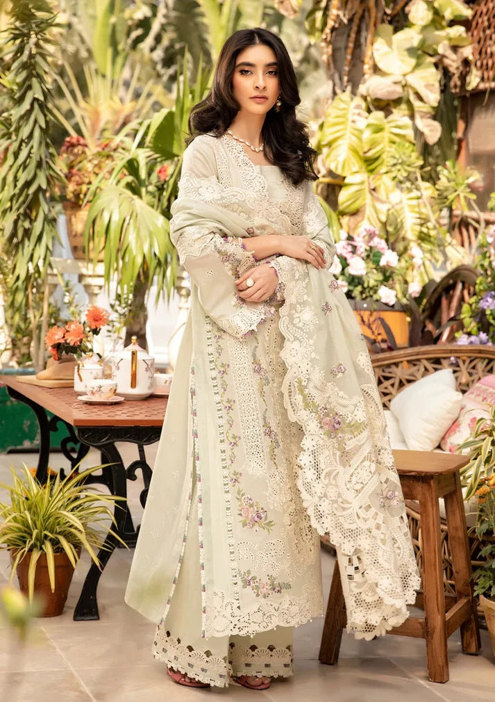 Signature Embroidered Dhanak Unstitched Winter Suit | 3PC FS3136