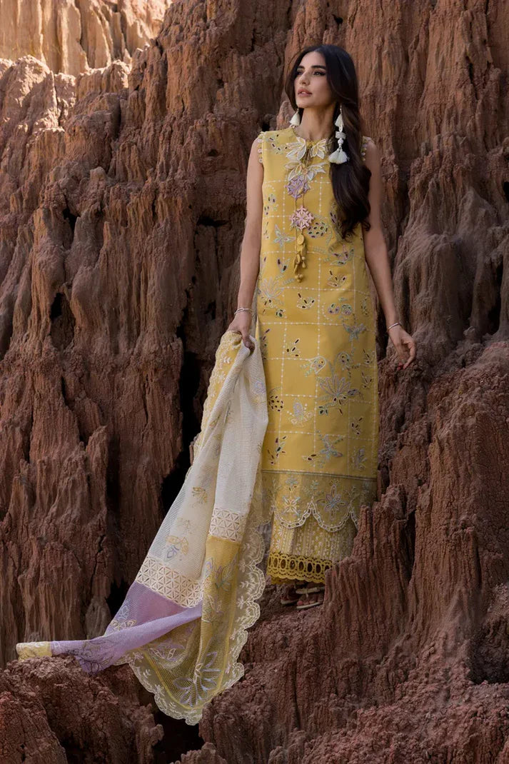 Embroidered Lawn Unstitched 3PC Set | FS3158