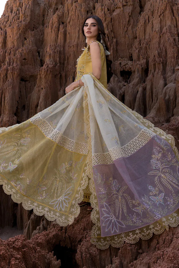 Embroidered Lawn Unstitched 3PC Set | FS3158