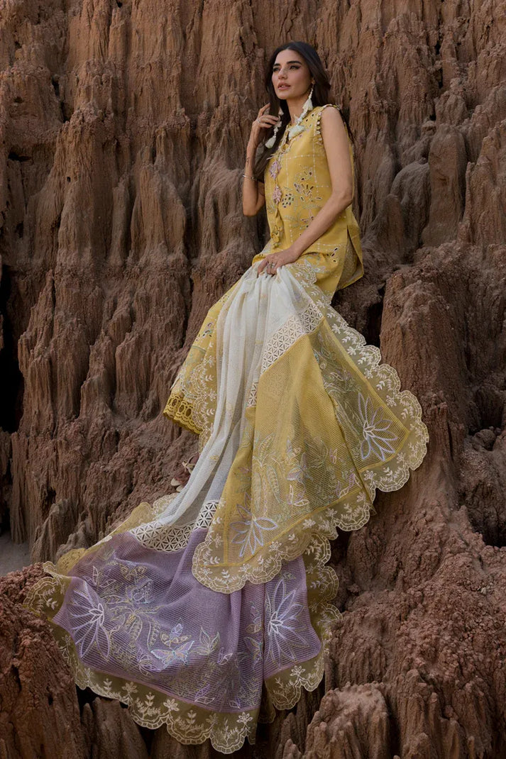 Embroidered Lawn Unstitched 3PC Set | FS3158