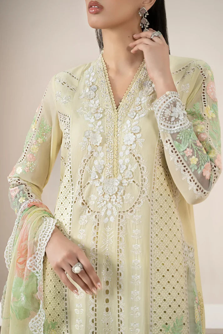 Embroidered Lawn Unstitched 3PC Set | FS3157
