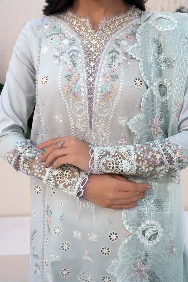 Embroidered Lawn Unstitched 3PC Set | FS3155