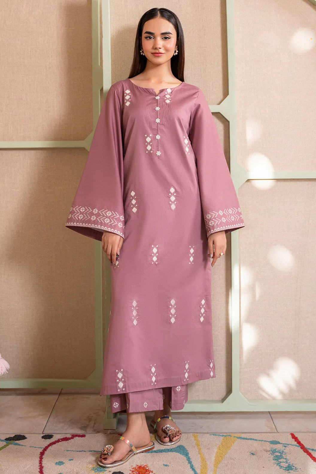Dhanak-2pc Embroidered-3488
