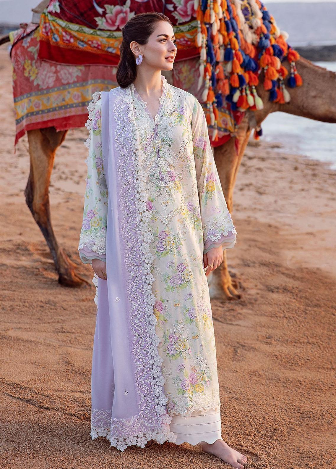 KHADDAR-3PC WITH KHADDAR PRINTED SHIRT & TROUSER-929